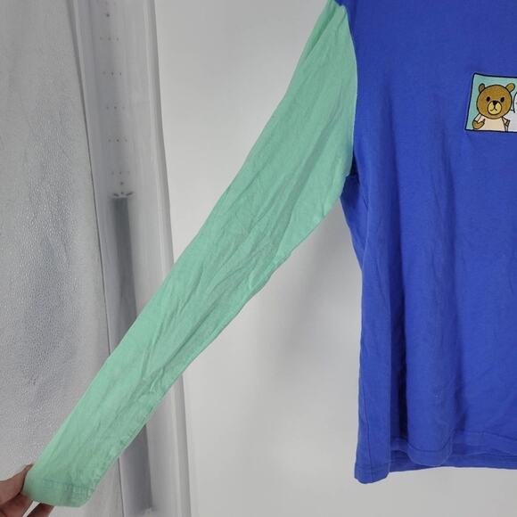 RIPNDIP X Teddy Fresh 2.0 Colorblock Long Sleeve T-Shirt S - Picture 4 of 11